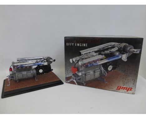 A GMP Offenhauser 1:6 turbo charged engine No. 210 limited edition of 750.
