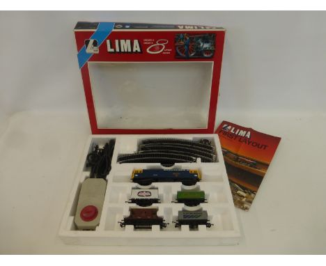 A Lima electric train set, British Rail The Burma Star and freight set.