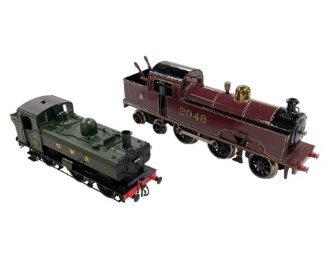 Clockwork 'O' Gauge model steam Loco and GWR model of steam Loco (2).