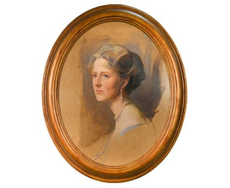 Philip de László MVO RBA (Hungarian, 1869-1937)  Portrait of Lady Susan Townley (née Lady Susan Keppel, 1868-1953)  signed an