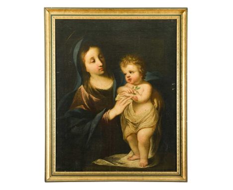 Genoese School, 17th century Madonna and Childoil on canvas91.5 x 73cmProvenance:Old Oaks, Little Horwood, BuckinghamshireThe