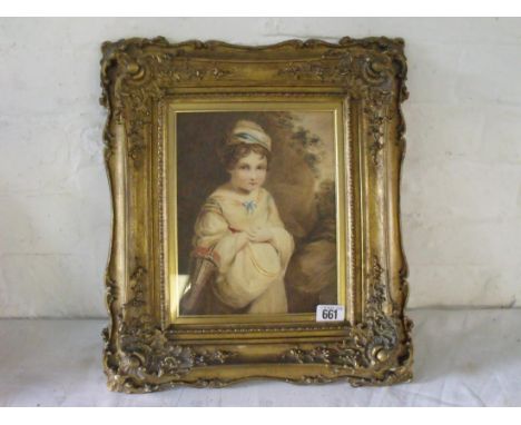 Victorian School – portrait of a young girl 9 x 7 ½ “   