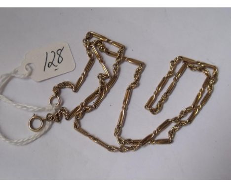 Fancy link 9ct 20"  neck chain 11.2g     