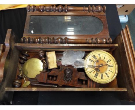A wall clock for restoration.