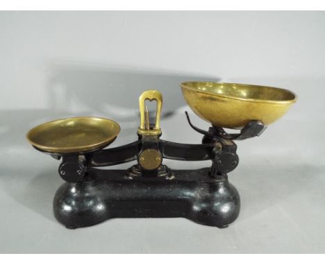 A vintage Boots scales.