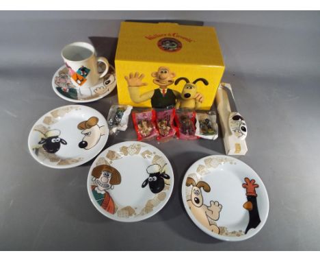 Wallis and Gromit - a quantity of Wallis and Gromit memorabilia to include ceramic ornaments by Coalport, also included in th
