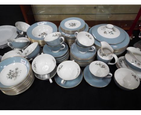 Royal Doulton - In excess of 90 pieces of Royal Doulton ceramic tableware in the 'Rose Elegans' pattern.