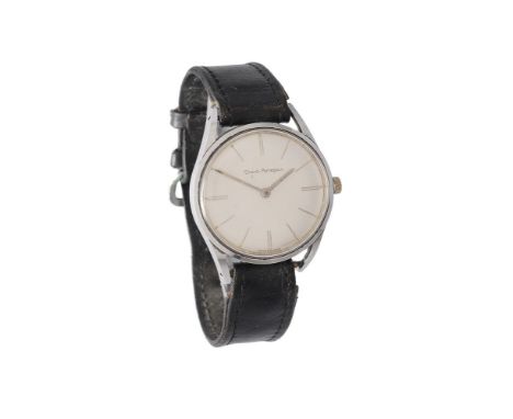 Girard Perregaux, Stainless steel wrist watch, no. 75670352   Movement: Manual wind, 17 jewels   Case: Stainless steel case, 