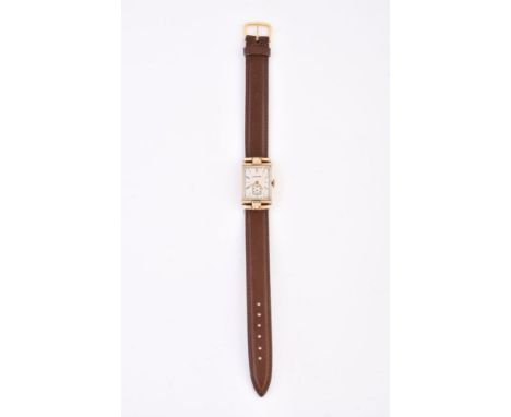 Longines, Gold filled wrist watch, no. T107913 Movement: Cal. 9L, manual wind, 17 jewels   Case: Gold filled case, snap case 