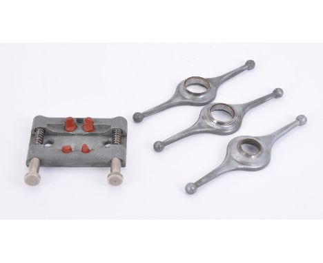 Rolex, Oyster, a collection of watch tools, to include: three case opening tools, sizes 20.2mm, 9 3/4 and 10 1/2; and a watch