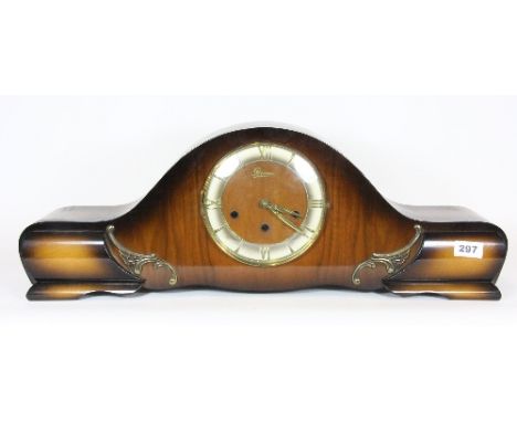 A chiming 1950s mantle clock W 67cm