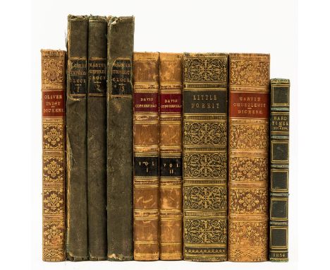 NO RESERVE Dickens (Charles) The Adventures of Oliver Twist, New Edition, Revised, half-title, 24 etched plates by George Cru
