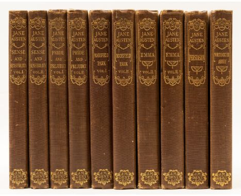 NO RESERVE Austen (Jane) The Novels, 10 vol., number 61 of 100 "Large Paper Edition" copies, from an edition limited to 150, 