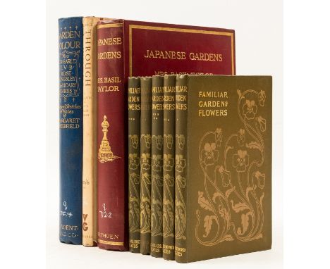 NO RESERVE Gardens.- Hibberd (Shirley) and Frederick Edward Hulme. Familiar Garden Flowers, 5 vol., ink ownership inscription