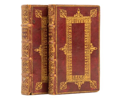 NO RESERVE Butler (Samuel) Hudibras, 3 parts in 2 vol., engraved portrait frontispiece and 18 plates, 2 folding (1 defective)