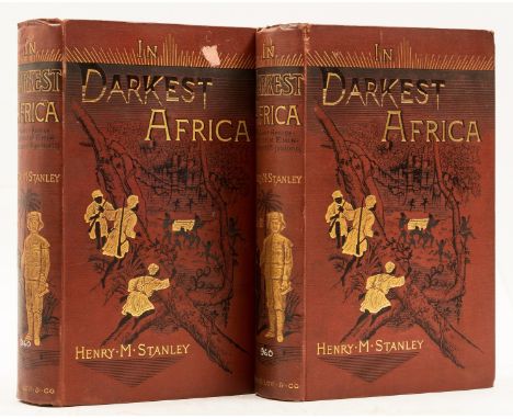 NO RESERVE Africa.- Stanley (Henry Morton) In Darkest Africa, 2 vol., first edition, frontispieces, plates and illustrations,