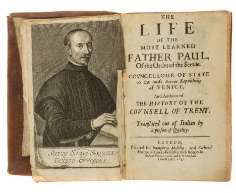 NO RESERVE [Micanzio (Fulgentio)] The Life of the most Learned Father Paul [Sarpi], of the Order of the Servie..., translated