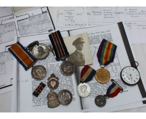 A set of three World War 1 medals including the British War Medal and the Victory medal issued to 2. LIEUT. R. GARBUTT and th