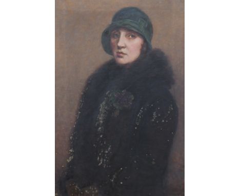 Emma MagnusHead and Shoulders portrait of a ladySignedOil on canvas75 x 50cm