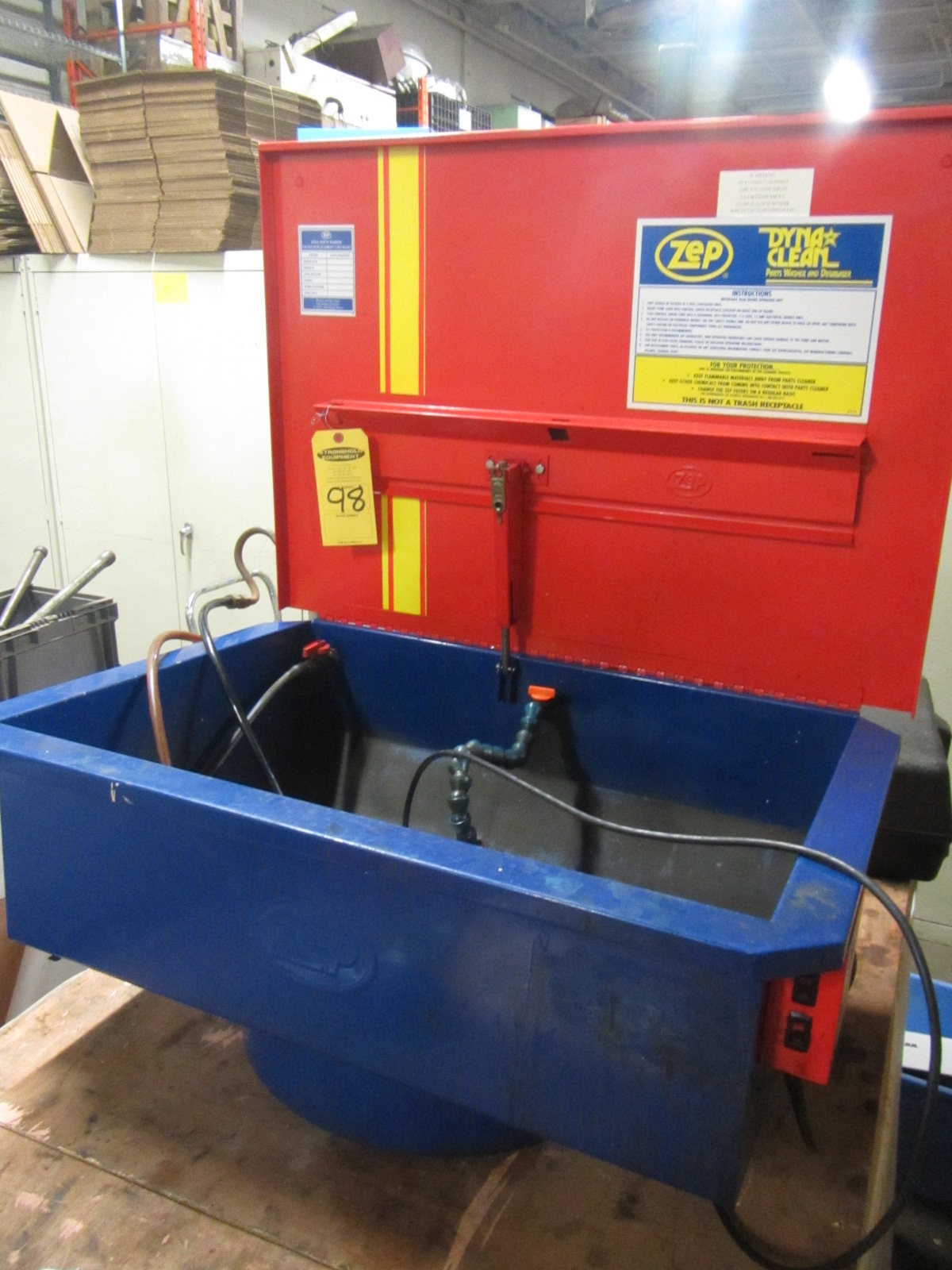 Zep Dyna Clean parts washer / cleaner & degreaser model 5100 with Dyna