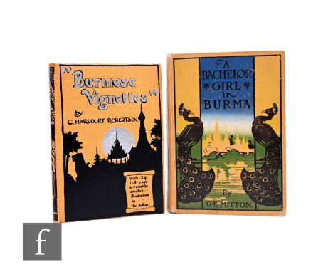 Mitton, G. E. - 'A Batchelor Girl in Burma', published by Adam &amp; Charles Black, London, 1907, first edition, illustrated 