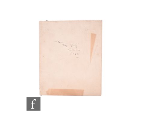 A.A.Milne - (1882-1956 - Author - Winnie the Pooh) - The original manuscript draft in ink for “The Very Young Calendar 1930”,
