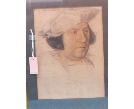 A charcoal portrait bust - Harry Guldeford Knight, medieval-style and other pictures (9)