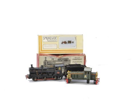 Kit-Built OO Gauge Locomotives by Wills and Others, including a Wills ex-LSWR O2 class 0-4-4T, F, part made and unpainted wit