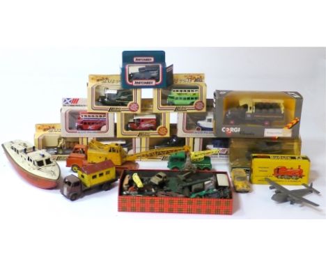 Assorted Diecast, cars, buses, industrial and commercial vehicles by Lledo, Matchbox, Lesney, Dinky and others, including a 3