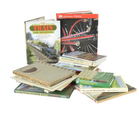 A Collection of Railway Books, including 'Locomotive' by Raymond Loewy (G-VG), 'Our Home Railways' (reprint), 'Portrait of th