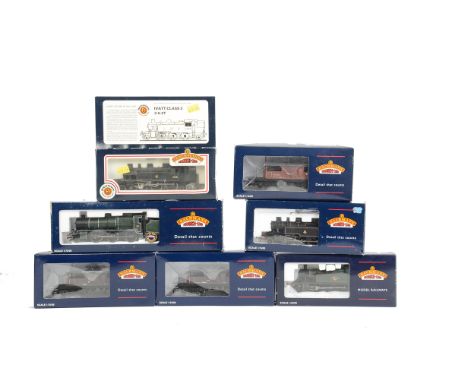 Bachmann 00 Gauge Locomotives and Queen Mary Brake Vans, 32-160 SR green N Class 4-6-0 1406, 31-451D BR black Ivatt 2-6-2T 41