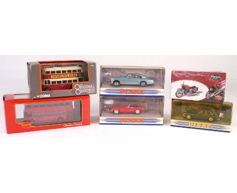 Modern Diecast, cars, buses, planes, industrial and commercial vehicles including models by Corgi, Original Omnibus, Dinky, M