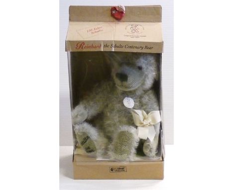 Steiff Reinhard 'the Schulte Centenary Bear', white label, 2001, reference 995699, no.584 of 1500, pale green mohair fur and 