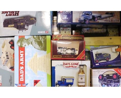 Modern Diecast, cars, vans, industrial and commercial vehicles by Corgi, Lledo and others including a Lledo 'Teacher's Highla