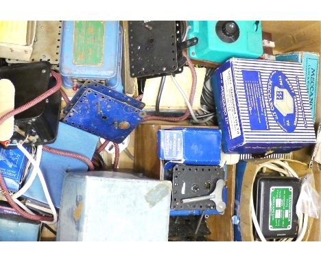 Meccano Motors, 2601 Clockwork Motor, T15 Safety Transformer, 11000 Meccano Magic Motor and others, including some by additio