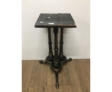 ANTIQUE TRIPOD TABLE COLUMN BASE