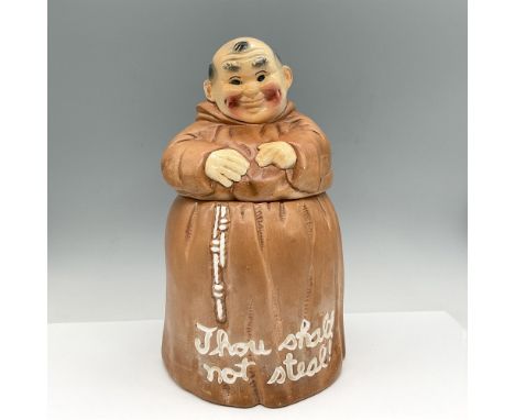 A collectors find with its vintage appeal and artistic detail this happy monk serves a valuable lesson. Twin Winton backstamp