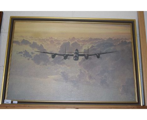 After Gerald Colson, a Lancaster Outbound oleograph print