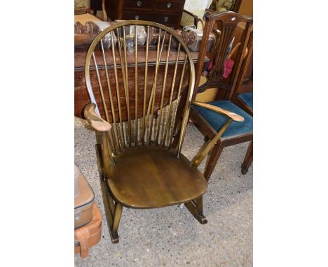 Vintage Ercol stick back rocking chair