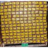 Pallet approx. (168) boxes MPR mixed 10-14mm and 12-14mm various colors