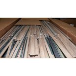 Coffin box with misc transition moldings