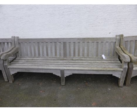 A Barlow Tyrie 'Rothesay' 240cm teak garden bench,
