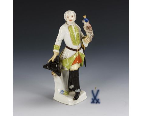 Falkner. Meissen. Schwertermarke, Jahreszeichen 1970, 1. Wahl. Modell-Nr.: 512x. Entwurf: 1744.                     EBERLEIN,