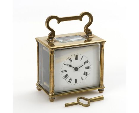  Kleine Reiseuhr. DUVERDREY & BLOQUEL, Société des Anciens Etablissements. Frankreich. Um 1920.Gemarktes Werk mit oben liegen