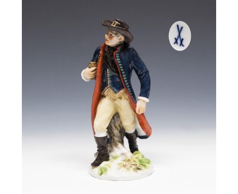 Pilsener Kirchgänger. Meissen. 1935-1947. Modell-Nr. Q 190 w (neue Form-Nr. 60522).             Höhe: 15 cm.             Mode
