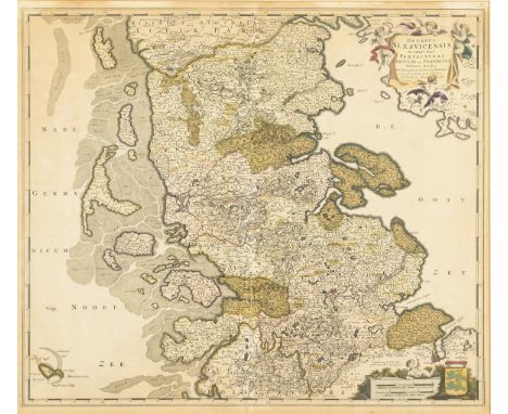                     WIT,             Frederik de(1630 Amsterdam - 1706 Amsterdam)    Landkarte des Herzogtums SchleswigWohl N