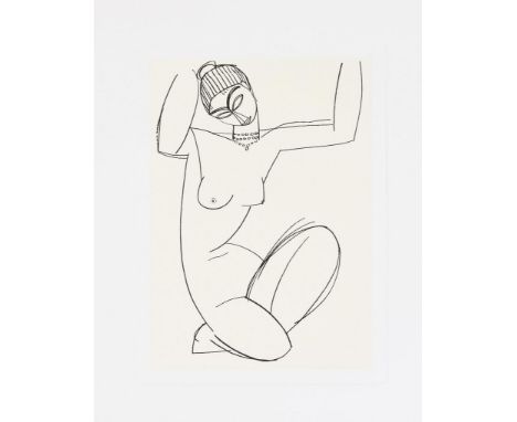                     MODIGLIANI,             Amedeo (nach / after)(1884 Livorno - 1920 Saint-Étienne )    "Cariatide"Farbsiebd