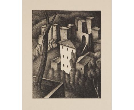                     KANOLDT,             Alexander(1881 Karlsruhe - 1939 Berlin)    Olevano VLithographie. 22,5 x 17,5 cm.   