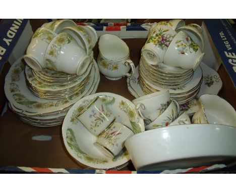 Selection of Duchess part tea sets, comprising plates, tea plates, cups and saucers etc.