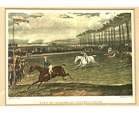 A group of assorted hunting and related prints, including a set of four fox hunting prints, after Henry Alken, published earl